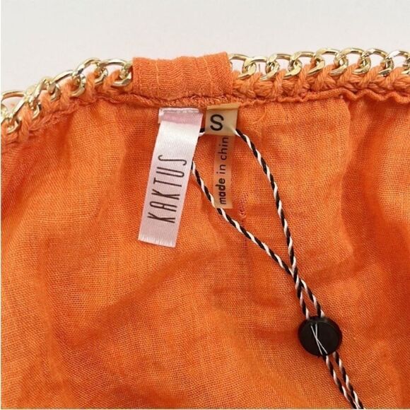 Kaktus Metal Chain Neckline A Line Halter Dress - Picture 8 of 10